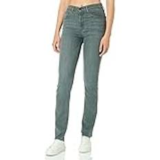 Clothing Levi's Damen 724 High Rise Straight Jean, Black Worn in, 30L