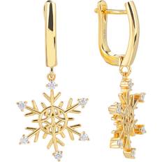 Snow Moissanite Hoop Drop Earrings 18K Plated 925 Sterling Silver Drops Dangle Earring Mossan Pendiente On Ear Ring Multicoloured