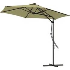 Garden parasol OutSunny 3m Garden Parasol Cantilever Umbrella