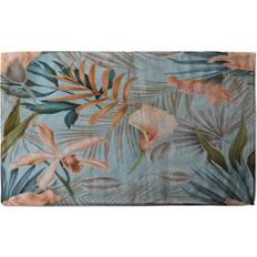 Kitchen Towels on sale Ebern Designs Tropical Flowers Kitchen Towel