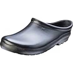 Sloggers Wasserdichter Premium Clog für Damen Outdoor Slip On Rain Premium Garten mit Premium Comfort Innensohle, Schwarz Größe 38