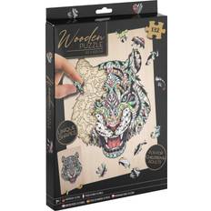 Wooden Puzzle Tiger 132 pcs 400062 Klar til levering
