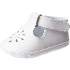 First Steps Baby Deer Infant's Crib Shoe, White, Infant