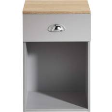 Quadratic Bedside Tables Lloyd Pascal Laleham Grey Bedside Table 32x32cm