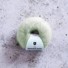 Garn & Håndarbejdsudstyr Järbo Fin Mohair Silke Garn 35 Lysegrøn