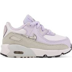 Nike Air Max 90 LTR TD - White/Metallic Silver/Violet Frost