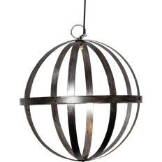 Solcelle Globe Astri 25 cm Sølvfarvet