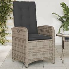 Homie Verstellbare Gartensessel mit Kissen Grau Outdoor-Sessel