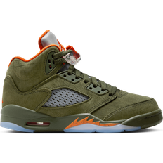 Nike Air Jordan 5 Retro GS - Army Olive/Solar Orange