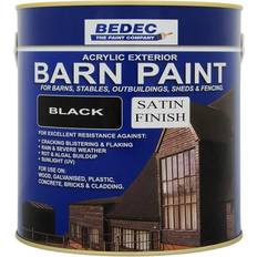 Bedec Black Paint Bedec Barn Paint Satin Black 2.5L