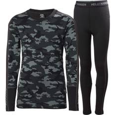 Helly Hansen JR Hh Graphic Lifa Merino Midw Skiundertøj, Trooper, 176