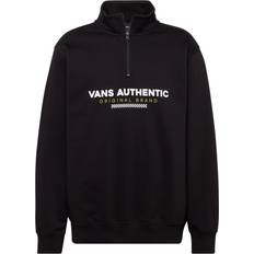 Ropa Vans Authentic Half Zip Negro Puro - Black/White