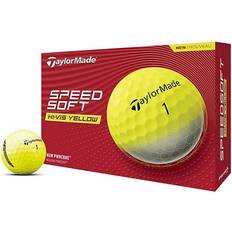 Yellow Golf Balls TaylorMade 2024 SpeedSoft Golf Balls, Yellow