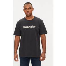 Wrangler Herren T-Shirts Wrangler Men's Logo Tee T-Shirt, Black