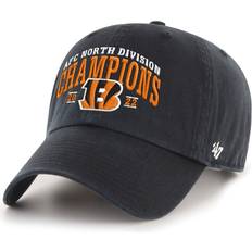 '47 Sports Fan Apparel '47 Men's Black Cincinnati Bengals 2022 AFC North Division Champions Clean Up Adjustable Hat