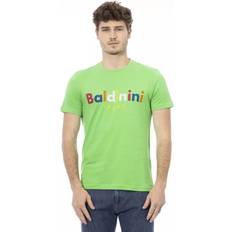 Baldinini Trend Premium Green Cotton Round Neck Men's Tee