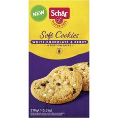 Schär Soft Cookies White Chocolate Berry 210g 6pcs