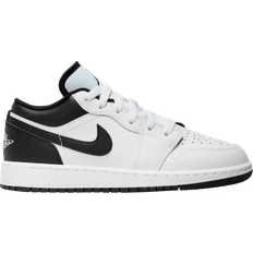 Jordan 1 low gs black NIKE Air Jordan 1 Low GS - White/White/Black