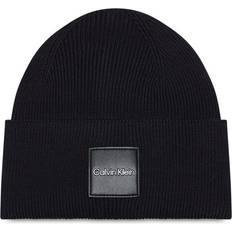 Calvin Klein Unisexe Vêtements Calvin Klein Fine Cotton Rib Beanie Bax - Unisex