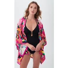 Multicolored Swimsuit Cover-Ups & Sarong Wraps Trina Turk Women's Solar Floral Kimono Tunic Coverup, Created for Macy's Multi