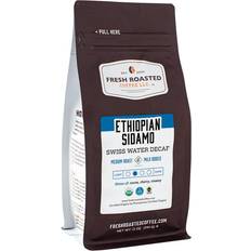 Fresh Roasted Coffee Organic Ethiopian Sidamo Swiss Water Decaf 12oz