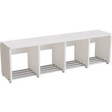 Form o Miljö Wardrobe Unit Eira Light White Skoställ 107.5x31.5cm