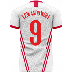 Poland 2023-2024 Home Concept Football Kit Libero LEWANDOWSKI 9