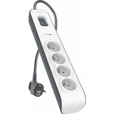 Belkin Parafoudre 4 prises, 525 Joules, cordon 2 m Blanc