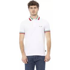 Baldinini Trend Tricolor Collared Embroidered Men's Polo