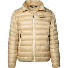 Palm Angels Outerwear Palm Angels Beige Polyamide Puffer Jacket