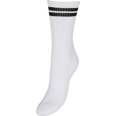 Vero Moda Sous-vêtements Vero Moda Gestreifte Sportsocken für Frauen - Blanc