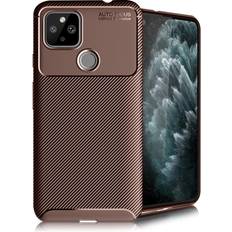 Google Carbon Shield Pixel 5 XL skal Brun