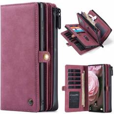 Samsung CaseMe 2-i-1 Galaxy Note 20 Ultra fodral med plånbok Röd