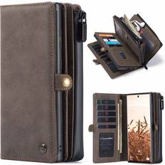 Samsung CaseMe 2-i-1 Galaxy Note 20 Ultra fodral med plånbok Brun