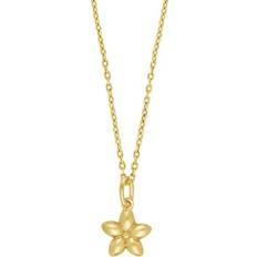 Mat Halskæder Siersbøl Flower Pendant Necklace - Gold