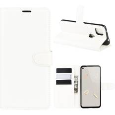 Google Pixel 4a Plånboksfodral Google Classic Pixel 4a fodral Vit