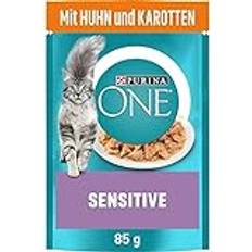 Purina ONE Sensitive Katzenfutter nass, zarte Stückchen