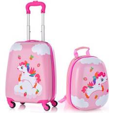 Costway 2 Pieces Carry-on Luggage Set