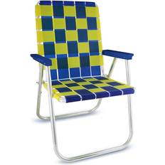 Lawn Chair USA Blue & Yellow Classic