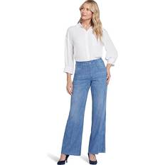 NYDJ Bekleidung NYDJ Teresa Wide Leg Jeans - Denimblau