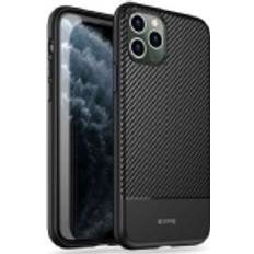 Crong Prestige Carbon Cover Protective Case for iPhone 11 Pro Max (Black)