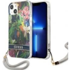 GUHCP13SHFLSB iPhone 13 mini 5,4 niebieski/blue hardcase Flower Strap