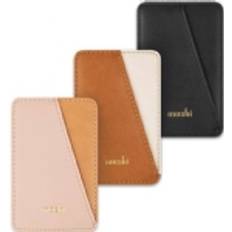 Moshi Slim Wallet Magnetic Wallet (SnapTo System) (Caramel Brown)