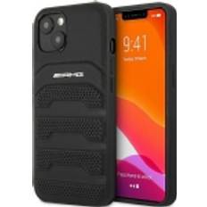 Mercedes Custodia Rigida Per iPhone 14 Plus 6,7" in Pelle Nera