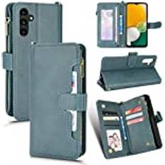 Custodia Galaxy A13 5G fodral, Galaxy A13 5G plånboksfodral med dragkedja, Galaxy A13 5G flipfodral i läder, Galaxy A13 5G Book Folio skal kompatibelt med Samsung Galaxy A13 5G mönster 3
