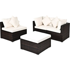 Patio Furniture Goplus 4-piece Outdoor Lounge Set