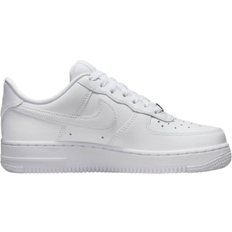 Dame - Krom Sneakers Nike Air Force 1 '07 W - White/Metallic Silver/Platinum Tint/Chrome