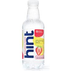 Fruit Bottled Water Hint Strawberry Lemon Water 16fl oz 12