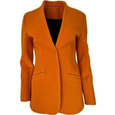 Yellow Blazers Wool V-Neck Blazer