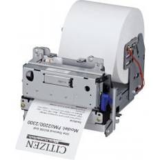 Multifarvet Etiketprintere & Etiketmaskiner Citizen PMU-2300III Thermal Kiosk Printer, Serial with Bezel, 24V DC, No PSU, Presenter